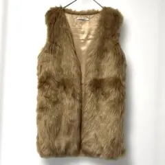 Kobe Lettuce ファー ベージュベスト