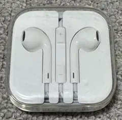 未使用品iPhone3.5mmプラグイヤホンホワイト ケース付き