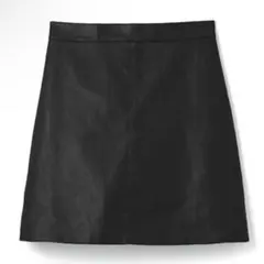 GRL インパン裏地付きレザー台形ミニスカート ［ac1975］