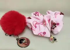 カラフルピーチ しまむらコラボ シュシュ ポンポンキーホルダー ゆあんくん