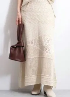 Ungrid　ジャガード編みニットスカート
