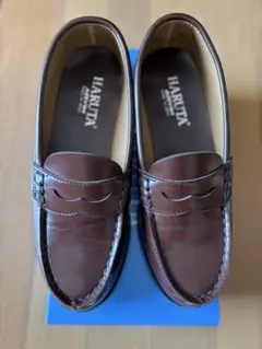 HARUTA ブラウン ローファー