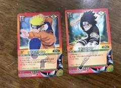 NARUTO カードゲーム うずまきナルト＆うちはサスケ PR-12 - メルカリ