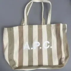 A.P.C.トートバック　ストライプ