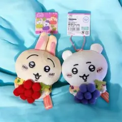 ご当地ちいかわ マスコット キーチェーン【山梨限定】ぶどう（ちいかわ・うさぎ）