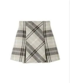 snidel スナイデル　ロービングチェックミニスカート