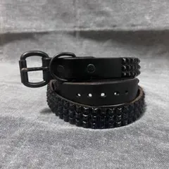 HTC 3Line Pyramids Studs Narrow Belt