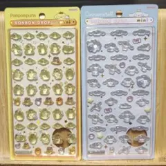 ボンボンドロップシール　ポムポムプリン　シナモロール　サンリオ　ミニ