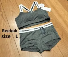 新品未使用★ Reebok リーボック スポーツブラ ショーツ グレー Lのサムネイル