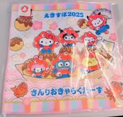 【新品未開封】サンリオ ミャクミャク キャラクターミニタオル たこ焼き波