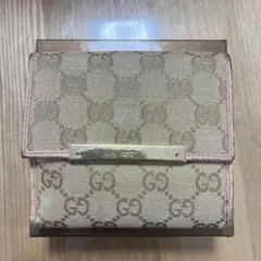 Gucci GGキャンバス ハート金具 長財布 - メルカリ