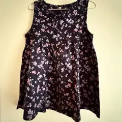 花柄チュニック