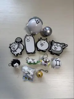 にゃんこ大戦争 ラバークリップ　ほか　グッズセット