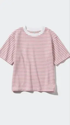 ユニクロ　エアリズムコットン ボーダーTシャツ 140