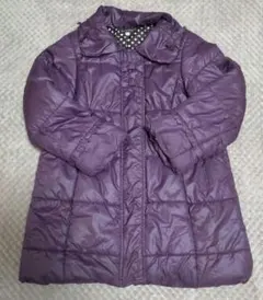 Bebe 紫色 リボン付き ダウンコート 120