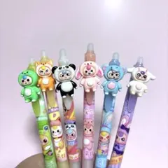 Baby three♡消えるボールペン　ベイビースリー　青インク　６本セット