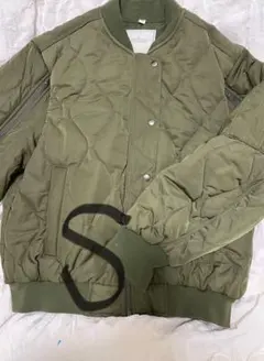GU キルティングジャケットby rokh S オリーブ
