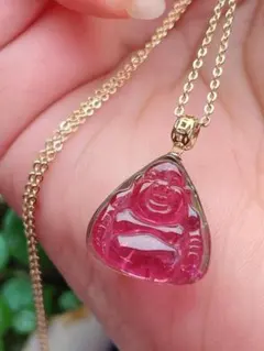 LASOMA ネックレス k18 ルベライトトルマリン1.8ct - メルカリ