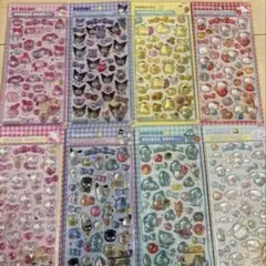 【正規品】　ラスト一点　サンリオ　ボンボンドロップシール　８枚　コンプリート