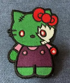 アベンジャーハルクキティ刺繍パッチマジックテープタイプ