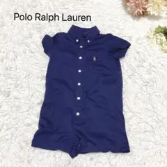 s3213【ポロラルフローレン】ベビー服 ロンパース 半袖 ロゴ刺繍 12m