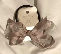 ヘアゴム　ヘアポニー　ヘアアクセサリー　ヘアアレンジ　新品　リボン　ピンク