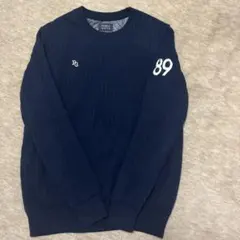 パーリーゲイツ ニット スニード カシミヤ混 ネイビー サイズ4