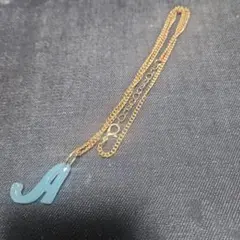 青色Aペンダント ネックレス