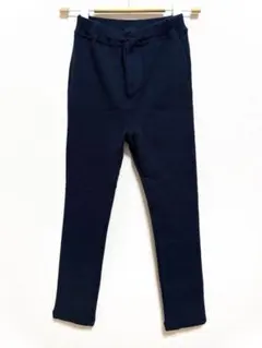 ネイビー スリムフィット ロングパンツ