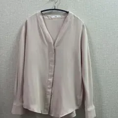 MNG 長袖 ブラウス ベージュのサムネイル