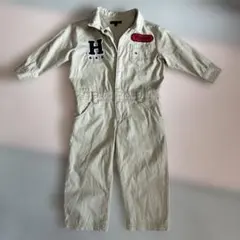 トミーヒルフィガー ロンパース カバーオール ベージュ 90