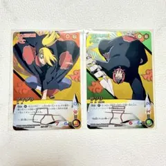 ナルト疾風伝カード サソリ&デイダラ 忍伝-074 - メルカリ