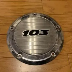 美品ハーレーダビッドソンさ純正TC103 ダービーカバー ツインカムFLHTCU