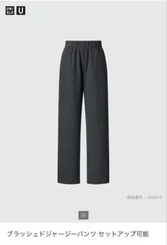 UNIQLO U ブラッシュドジャージーパンツ　XXL 241-462645
