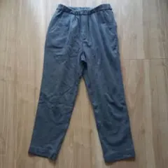 MORRIS &SONSグレー ウールパンツ ゴムウエスト