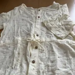 半袖　花柄　ガーゼ　パジャマ