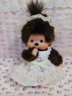 モンチッチ　Sサイズ　お洋服㊲　2点セット 黄色　フリル　りぼん　ワンピース