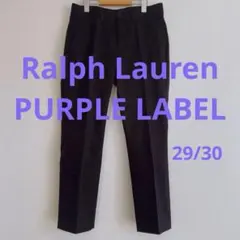 Ralph Lauren パープルレーベルリネン ガウチョパンツワイドパンツ0 ラルフローレン パープルレーベル リネン混パンツ ネイビー - メルカリ