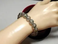 天然石 ヒマラヤ水晶青龍ブレスレット 内周18.3cm 　　250720119