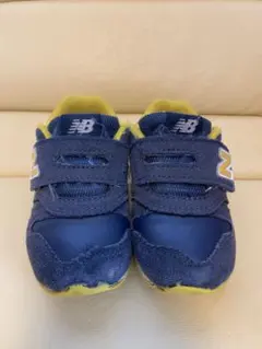 New Balance 373 ネイビー/イエロー スニーカー　13.5cm