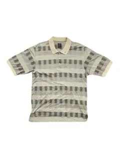 NIKE ナイキGOLF ゴルフ ポロシャツ グレー系 チェック 00s