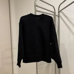 UNIQLO/スウェットクルーネックシャツ/トレーナー/黒/M