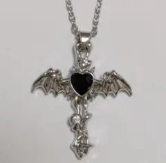 ブラックエンプレス ネックレス 十字架 Y2K グランジ ハート