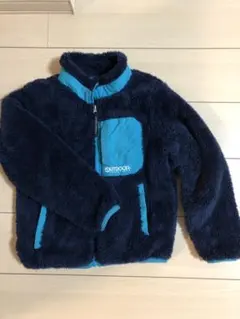 OUTDOOR PRODUCTS フリースジャケット ネイビー/ターコイズ