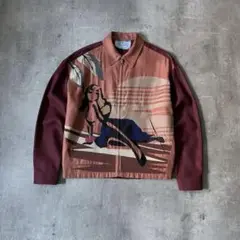 PRADA 14SS ホリデーサンセット ジャケット ブルゾン アロハ