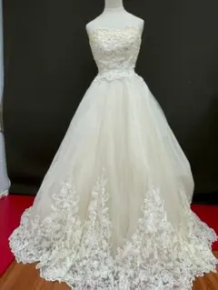 ☆特別セール T-401-445中古ウエディングドレス☆ホワイト - メルカリ