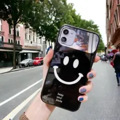 iPhone14Pro ケース 記念日 ミラーケース スマホカバー ミラー