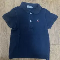 DOUBLE.B ポロシャツ 100 ネイビー