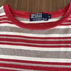 Polo by Ralph Lauren 半袖ストライプTシャツ L
