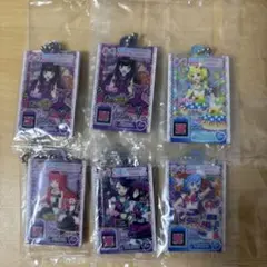 アイカツ プリパラ ガチャ だれでもアクリルチャーム あろま×2 みれぃ そふぃ